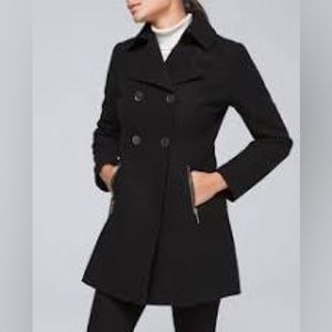White House Black Market A-line coat